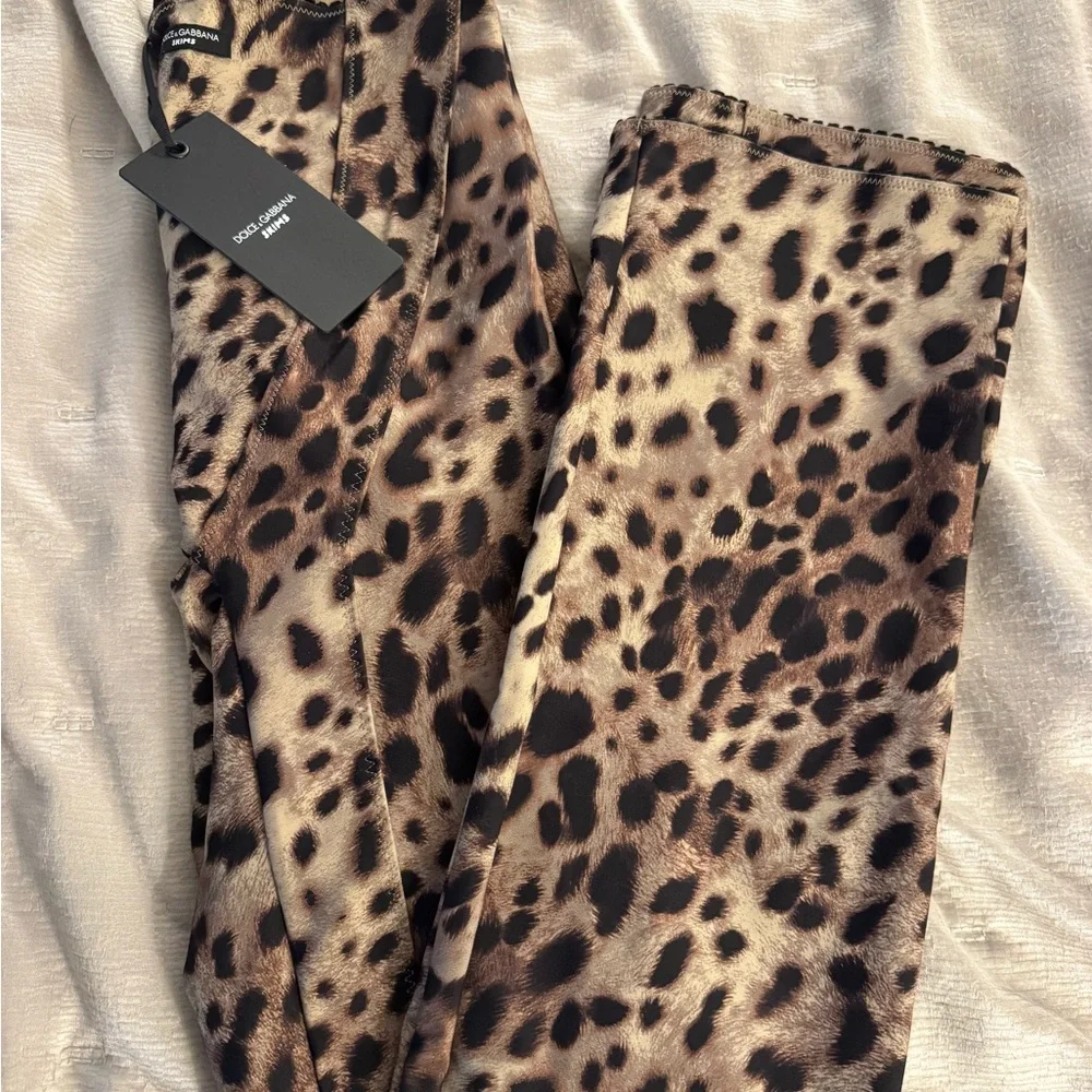 Dolce & Gabbana Leopard Print Leggings - Picture 3 of 11